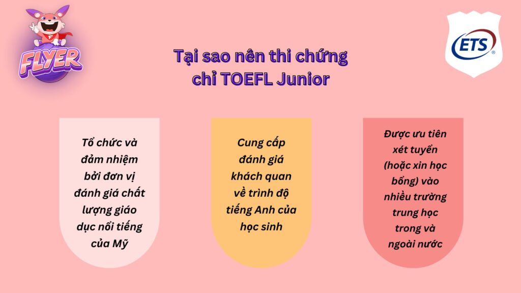 Lý do nên cho trẻ thi chứng chỉ TOEFL Junior