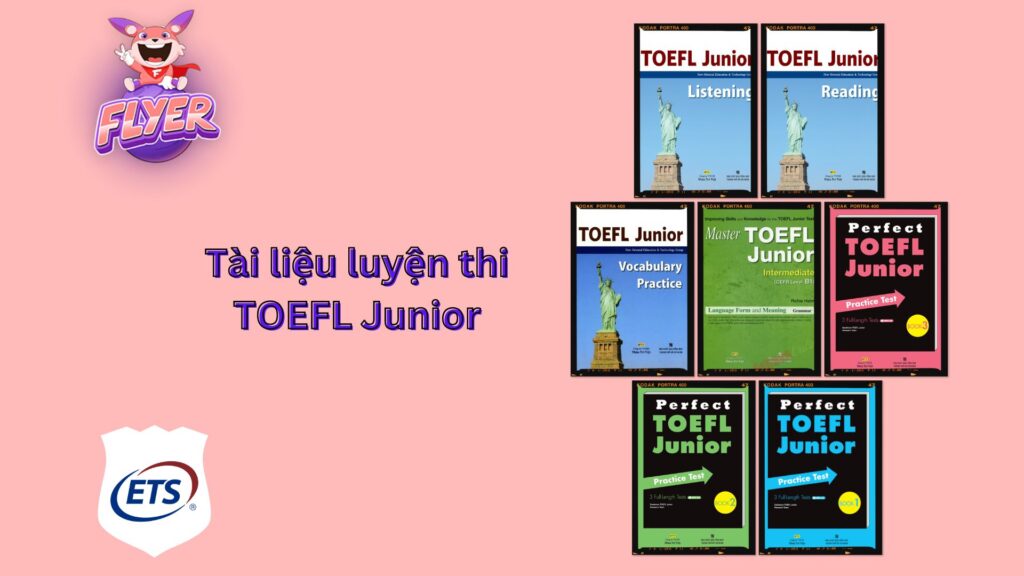 Một số đầu sách luyện thi TOEFL Junior