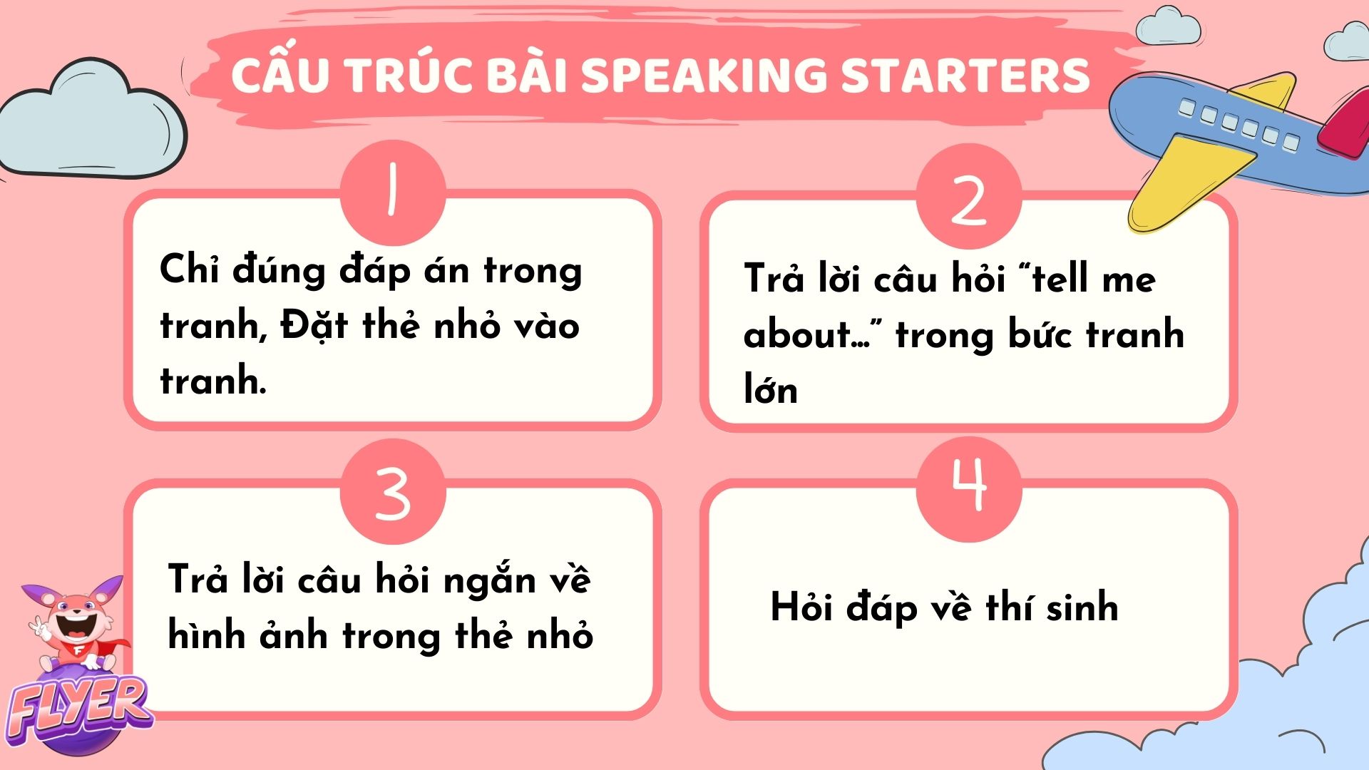 luyện thi speaking starters