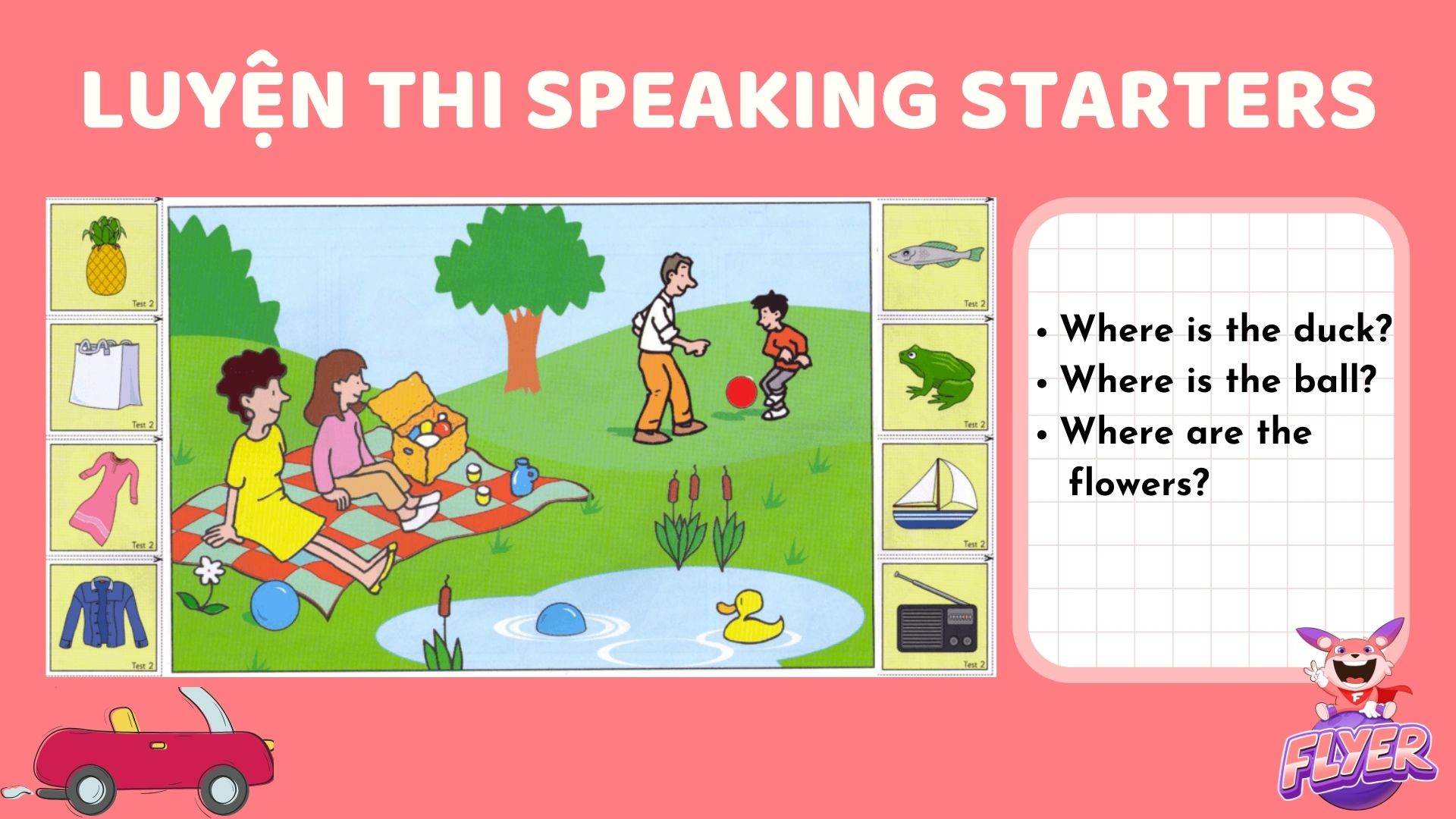 luyện thi speaking starters