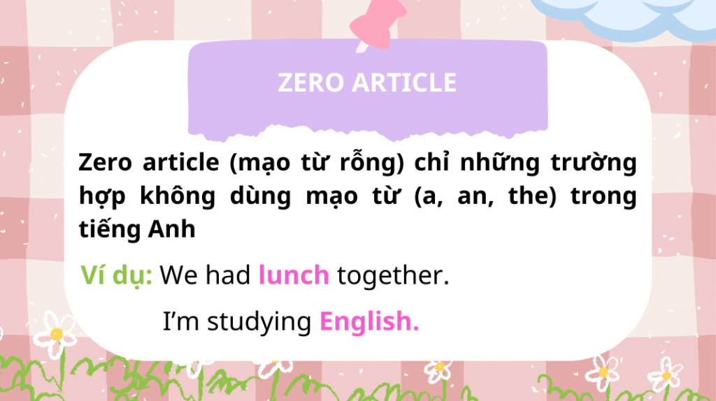 Ngữ pháp tiếng Anh lớp 8