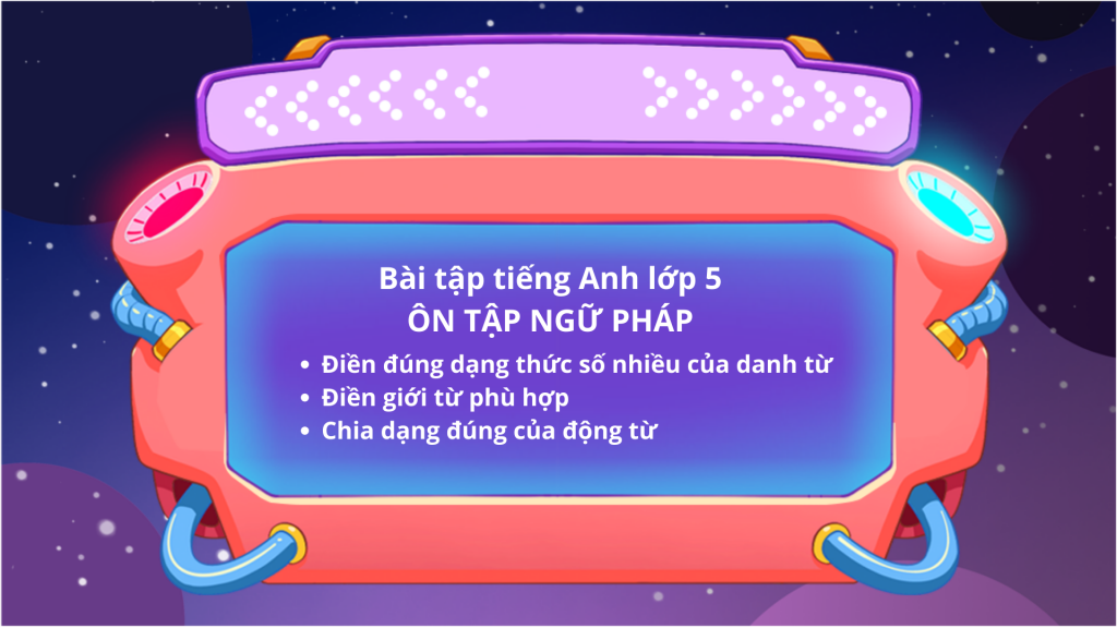 bài tập tiếng anh lớp 5