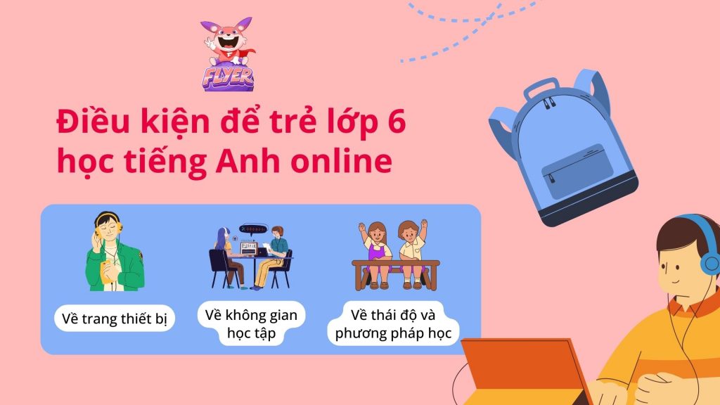 TRẺ LỚP 6 HỌC TIẾNG ANH ONLINE