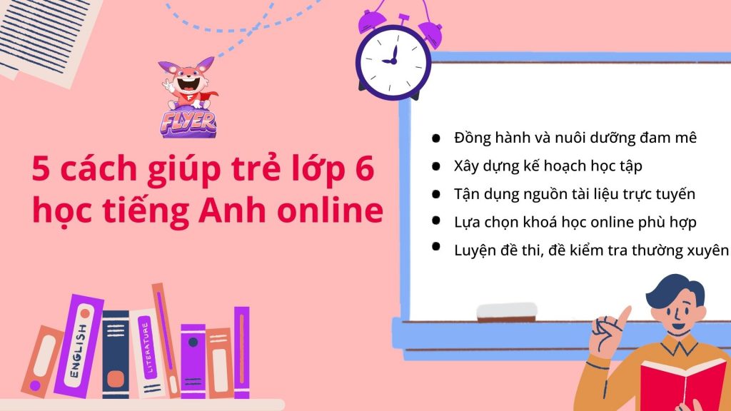 TRẺ LỚP 6 HỌC TIẾNG ANH ONLINE