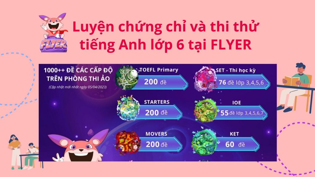 TRẺ LỚP 6 HỌC TIẾNG ANH ONLINE