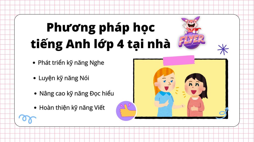 HỌC TIẾNG ANH LỚP 4