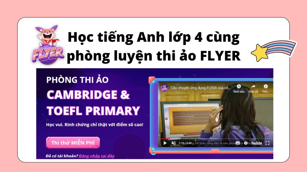 HỌC TIẾNG ANH LỚP 4